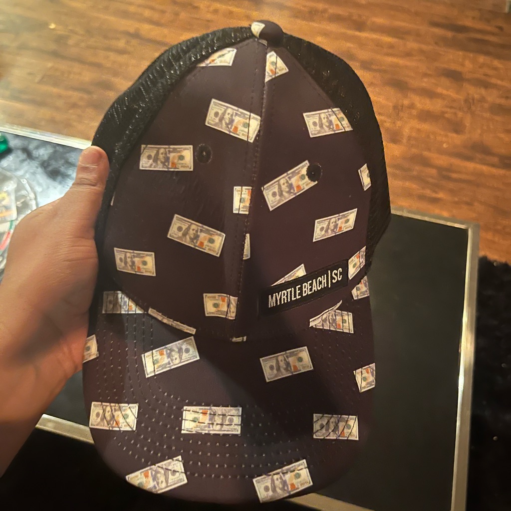 Black And White Patterned Cap
